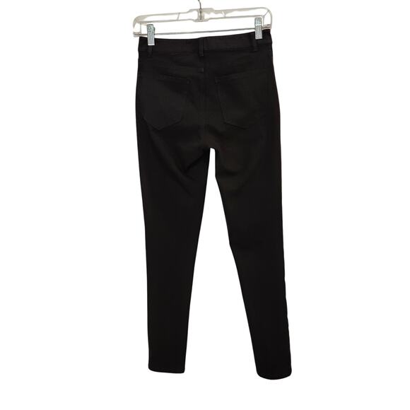 Theory Black Mid Rise Ankle Stretch Travel Work Classic Skinny Pants Size 00 - Picture 2 of 6